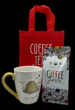 Coffee and Mug or Candle Gift Bag