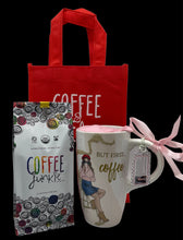 Coffee and Mug or Candle Gift Bag