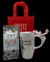 Coffee and Mug or Candle Gift Bag