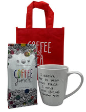 Coffee and Mug or Candle Gift Bag