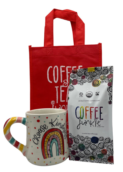 Coffee and Mug or Candle Gift Bag