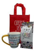 Coffee and Mug or Candle Gift Bag